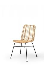 Stapelbare Stoel Palm | PE Rattan | Beige, Verzenden, Nieuw in verpakking