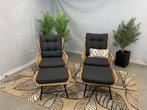 Te Velde tuinmeubelen dex loungestoelen met voetenbanken, Tuin en Terras, Tuinsets en Loungesets, 2 zitplaatsen, Nieuw, Loungeset