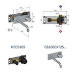 Inbouw Wastafelkraan Met Achterplaat Hotbath Cobber 25cm, Ophalen of Verzenden, Nieuw