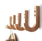 Houten wandhaak (J-vorm, 1,8x1,8x12,5 cm, rubberhout), Ophalen of Verzenden, Nieuw