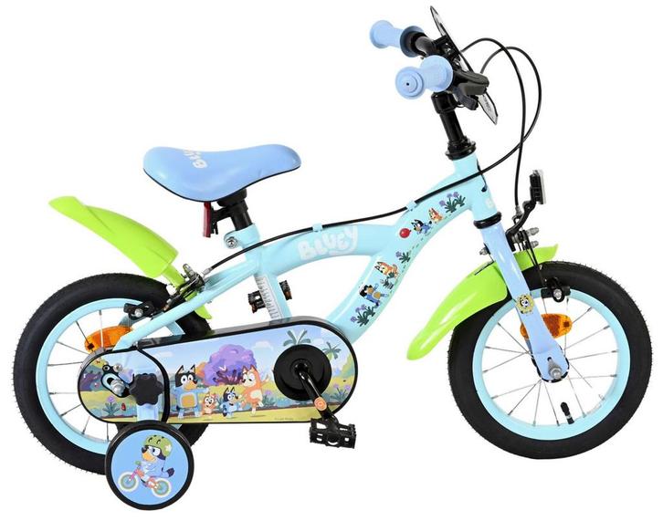 Bluey Kinderfiets 12 inch - Lichtblauw - Twee handremmen, Fietsen en Brommers, Fietsen | Meisjes, 14 inch of minder, Nieuw, Verzenden