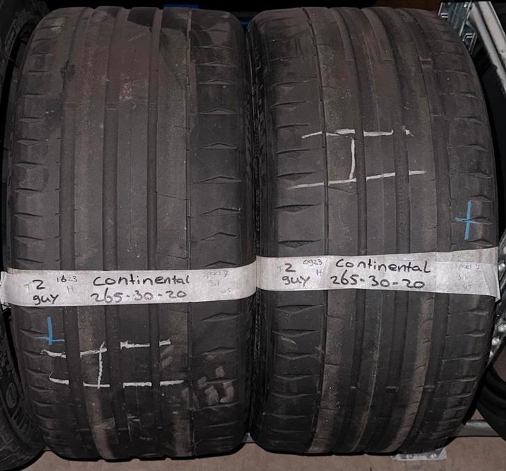 2x265-30-20 Michelin zomer 3.5m €45 per band 265 30 20, Auto-onderdelen, Banden en Velgen, 20 inch, Zomerbanden, 265 mm, Personenwagen