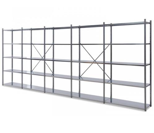Voordeelrij G3 legbordstelling - B1000 x D600 mm - Rij 7280, Zakelijke goederen, Kantoor en Winkelinrichting | Magazijn, Stelling en Opslag