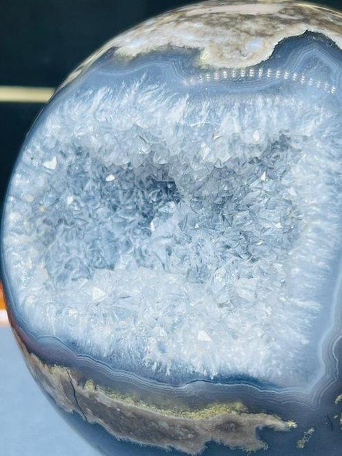 Agaten Bol uit Mexico - Zeldzame & Indrukwekkende, Verzamelen, Mineralen en Fossielen