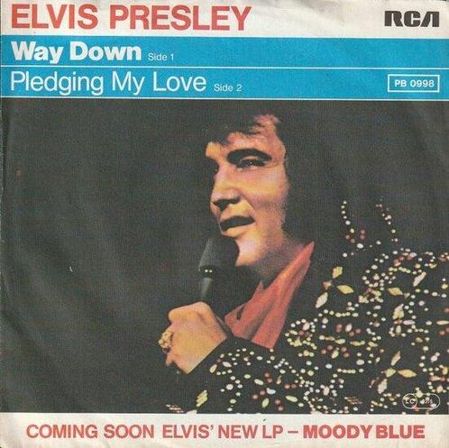 Elvis Presley - Way down + Pledging my love (Vinylsingle), Cd's en Dvd's, Vinyl Singles, Verzenden