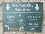 Reclamebord - Straatnaambord in New York City - Gemaakt in