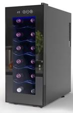 Wijnkoelkast 12 Flessen – LED Display & Glazen Deur, 10–15°C, Huis en Inrichting, Verzenden, Nieuw