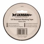 Fixman UV-bestendige afplaktape - blauw - 25 mm x 50 mete..., Doe-het-zelf en Verbouw, Schildersmaterialen, Ophalen of Verzenden