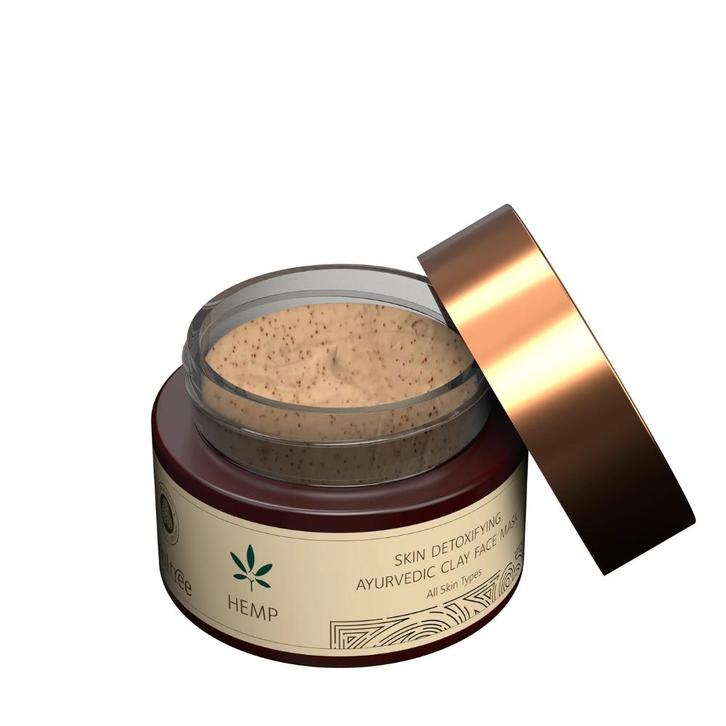 Hemp Masker (Skin Detoxifying Ayurvedic Clay Face Mask), Sport en Fitness, Gezondheidsproducten en Wellness, Ophalen of Verzenden