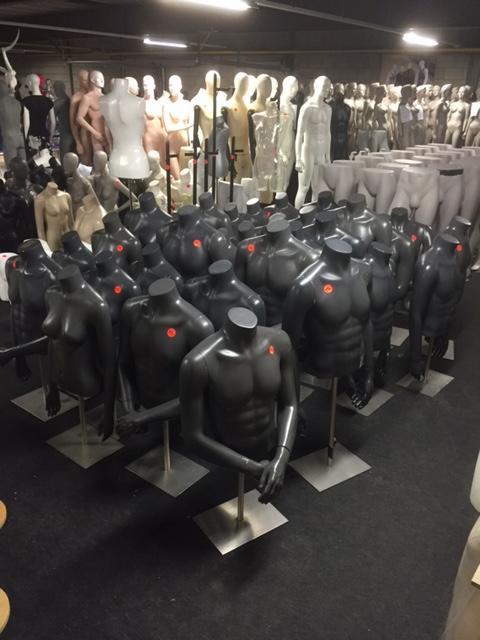 heren en dames torsos antraciet, Zakelijke goederen, Kantoor en Winkelinrichting | Winkel en Inventaris