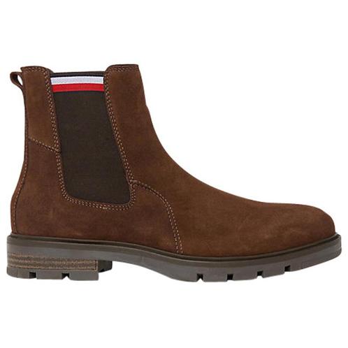 -21% Tommy Hilfiger  Tommy Hilfiger Chelsea boot  maat 43, Kleding | Heren, Schoenen, Bruin, Nieuw, Verzenden