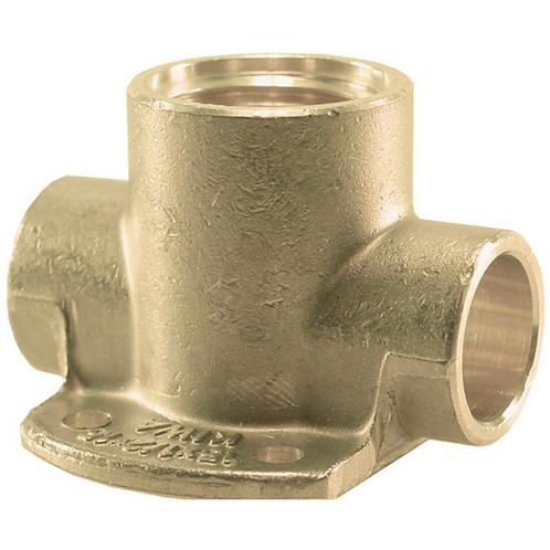 Riko Messing Soldeer Muurplaat Dubbel Laag 15x1/2x15, Doe-het-zelf en Verbouw, Sanitair, Nieuw, Ophalen of Verzenden