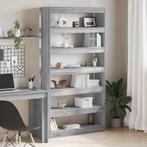 vidaXL Boekenkast/Kamerdivider Zwart Eiken 100x30x198 cm, Minder dan 50 cm, Verzenden, Nieuw, 150 tot 200 cm