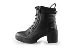 Mustang Veterboots in maat 40 Zwart | 10% extra korting, Kleding | Dames, Schoenen, Verzenden, Zwart, Overige typen, Zo goed als nieuw