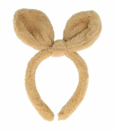 Haarband Diadeem Strik Oortjes Furry  Bruin, Sieraden, Tassen en Uiterlijk, Uiterlijk | Haarverzorging, Verzenden