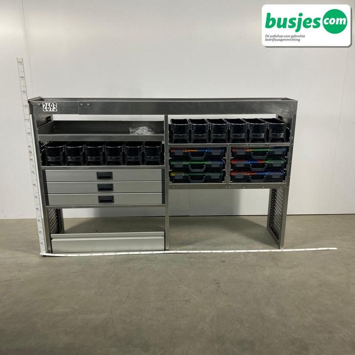 Aluca bedrijfswageninrichting 2040x420x1270mm (2693), Auto diversen, Overige Auto diversen, Ophalen of Verzenden