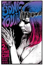 Posters - Poster Sonic Youth - Cave Club, Zo goed als nieuw, Verzenden