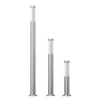 vidaXL 3-delige Tuinlampenset waterdicht roestvrij staal, Tuin en Terras, Verzenden, Nieuw