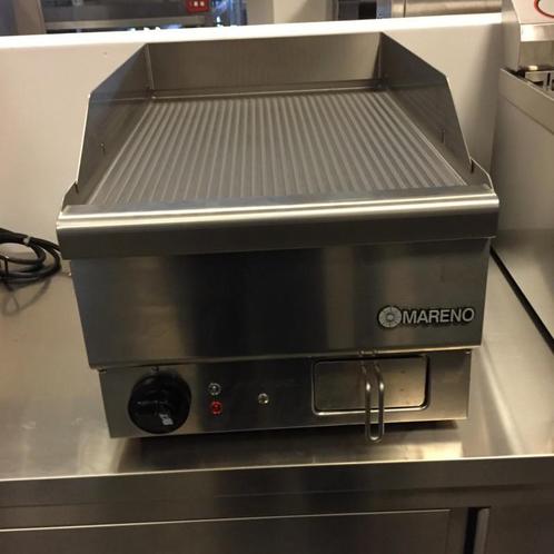 Mareno elektrische bakplaat geribbeld, Zakelijke goederen, Horeca | Keukenapparatuur, Gebruikt, Fornuis, Frituur en Grillen, Ophalen