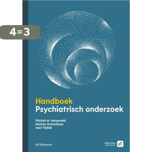 Handboek psychiatrisch onderzoek 9789058983299 Joeri Tijdink, Boeken, Wetenschap, Zo goed als nieuw, Verzenden