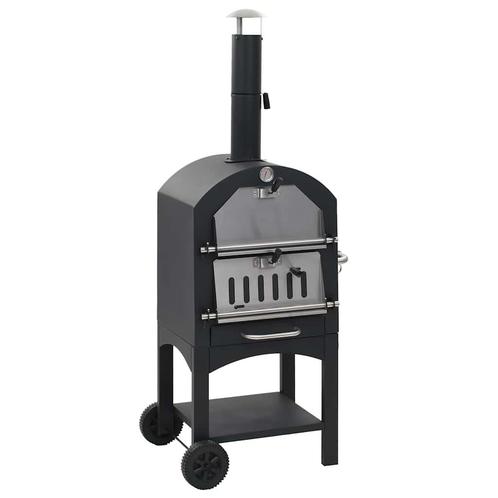 vidaXL Pizzaoven op houtskool met terracotta pizzasteen, Witgoed en Apparatuur, Overige Witgoed en Apparatuur, Nieuw, Verzenden