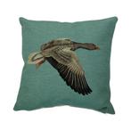 gobelin kussen grauwe gans laag 45x45cm, Verzenden, Nieuw