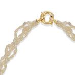 Halsketting - 18 karaat Geel goud Parel, Sieraden, Tassen en Uiterlijk, Kettingen, Nieuw