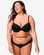 HEMA Voorgevormde bh met beugel recycled/micro zwart, Kleding | Dames, Verzenden, Zwart
