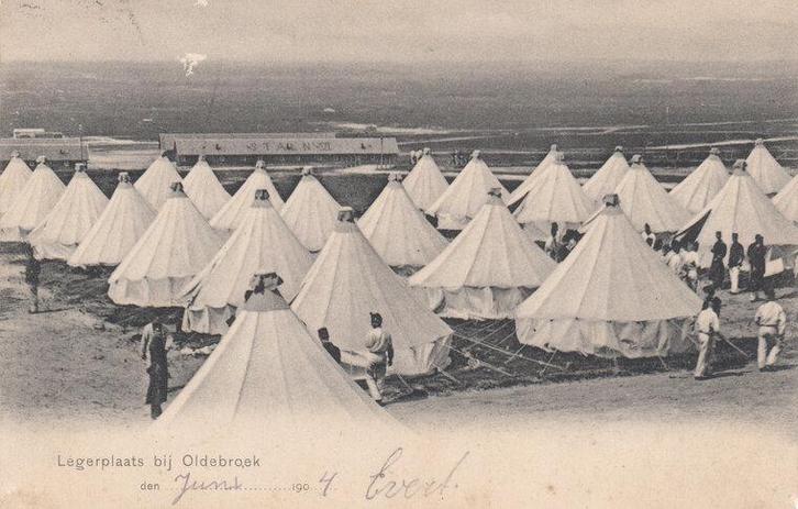 OLDEBROEK - Legerplaats bij Oldebroek, Verzamelen, Ansichtkaarten | Nederland, Verzenden