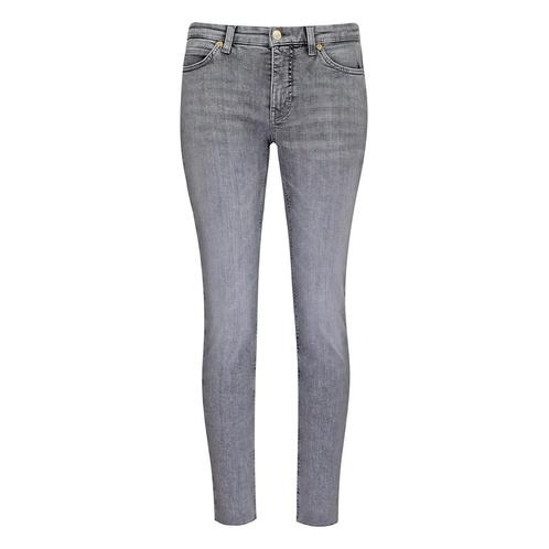 MAC • grijze Skinny fringe jeans • 36, Kleding | Dames, Broeken en Pantalons, Grijs, Nieuw, Maat 36 (S), Verzenden