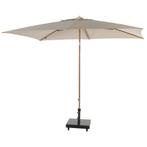 Azzurro stokparasol 200x300 cm houtlook frame sand 4, Tuin en Terras, Parasols, Ophalen of Verzenden, Nieuw