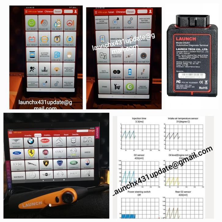 Launch X431 2025 Diagnose Toestel Uitleesapparaat OBD Tester, Auto-onderdelen, Elektronica en Kabels, Nieuw, Verzenden