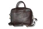 Leren Laptoptas Amsterdam – 17 inch met extra 14 inch laptop, Verzenden, Nieuw, Aktetas of Boekentas, Leer