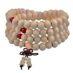 Fako Bijoux® - Buddha Armband - Sandelhout - 8mm - Naturel, Nieuw, Verzenden