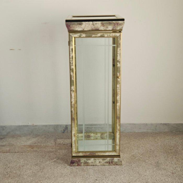 Vitrinekast - Hollywood Regency - Glas, Hout - een kolom, Antiek en Kunst, Curiosa en Brocante