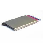 Figuretta Aluminium Hardcase RFID Cardprotector Groengrijs, Nieuw, Overige merken, Grijs, Verzenden
