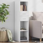 vidaXL buffetkast 30x42,5x124 cm bewerkt hout wit, Huis en Inrichting, Kasten | Buffetkasten, Minder dan 50 cm, Verzenden, 100 tot 150 cm