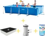 Intex Zwembad  Frame Pool  450 x 220 x 84 cm  Inclusief, Verzenden, 200 tot 300 cm, 80 tot 120 cm, Nieuw