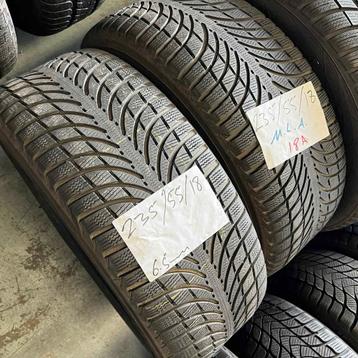 2 x Michelin Latitude Alpin 235-55-18 Winterbanden 6,5mm beschikbaar voor biedingen