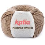Katia Merino Tweed - 301 beige - Merinogaren, Hobby en Vrije tijd, Breien en Haken, Ophalen of Verzenden, Nieuw