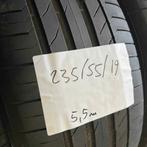 2 x Continental SportContact 5 235-55-19 Zomerbanden 5,5mm, 19 inch, Gebruikt, Ophalen of Verzenden, 235 mm
