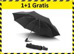 Benson Compacte Paraplu - Mini paraplu - Zwart - Ø 95 cm -, Nieuw, Verzenden
