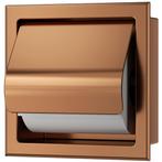 Xellanz Rocko Toiletrolhouder met Klep - Inbouw - Geborsteld, Ophalen of Verzenden, Nieuw