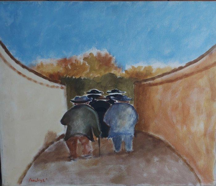 Marino Scardigli (1921-2024) - Preti, Antiek en Kunst, Kunst | Schilderijen | Klassiek