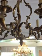 Barock-Kronleuchter – Messing - Plafondlamp - Glas, Messing
