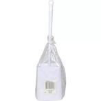 Benson Wc borstelset - Vierkante houder - Kunststof - Wit..., Doe-het-zelf en Verbouw, Sanitair, Ophalen of Verzenden, Nieuw