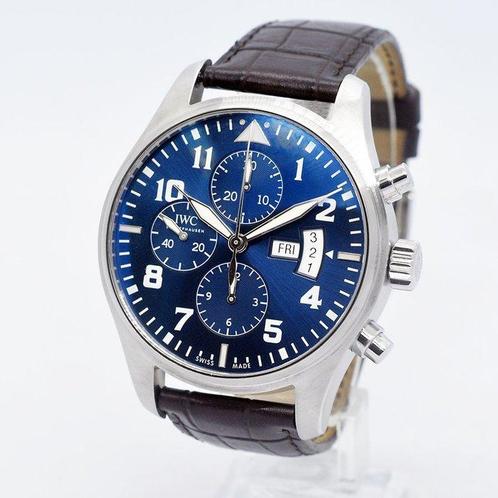 IWC - Pilot Le Petit Prince Blue Chronograph - IW377706 -, Sieraden, Tassen en Uiterlijk, Horloges | Antiek