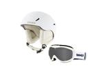 Sinner ski helm crest wit + toxic skibril combipack, Nieuw, Skiën, Overige typen