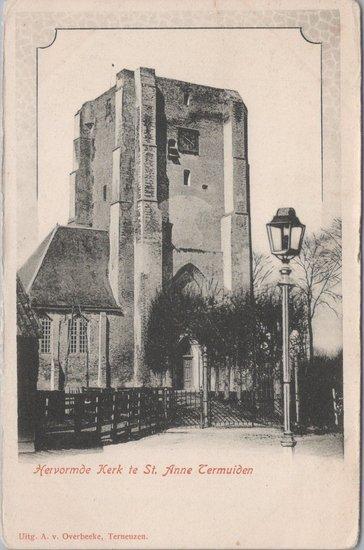 ST. ANNE TERMUIDEN - Hervormde Kert te St. Anne Termuiden, Verzamelen, Ansichtkaarten | Nederland, Verzenden