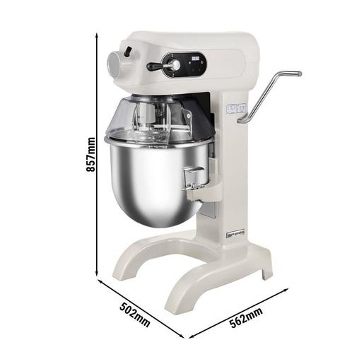 GGM Gastro | Planeetmenger - 20 liter - 1,1 kW - met |, Witgoed en Apparatuur, Keukenmixers, Nieuw, Verzenden